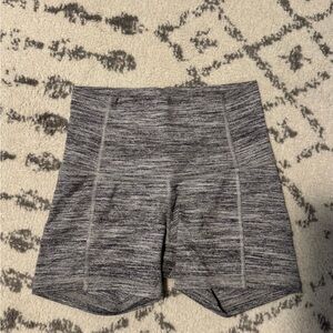 Lululemon Athletica Heathered Gray Bike Shorts
